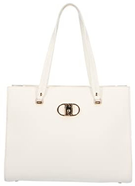 Borsa donna Liu-jo shopping thilini ecs tote L ecopelle bianco BS23LJ27 AA3250 E0061