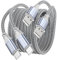 USB C Kabel 5M (2-Stück), Nylon Typ C Ladekabel für das Note 10 9 8 A3, A5 2017, LG G5, G6, V20,HTC 10, U11, Sony Xperia XZ X1, Huawei P30, P20 Mate,Samsung Galaxy S10, S9, S8 Plus etc.