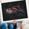 PAWCA DIY Diamond Painting Kit, Der Klassische Film The Vampire Diaries, 5d Diamond Painting Volldiamant-Diamantkunst, geeignet für Entspannung und Wanddekoration（Runder Diamant30x40cm）