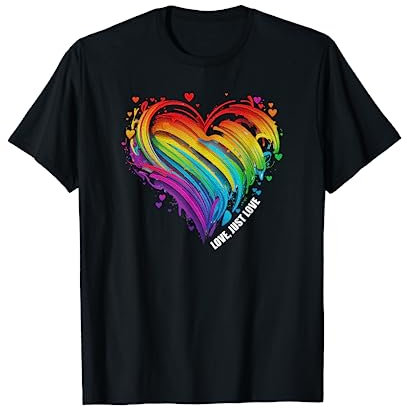 Christopher Street Day lgbtq rainbow outfits LGBTQ Pride T-Shirt, Unisex Erwachsene, Multicolored, S, Kurzarm, T-Shirt