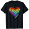 Christopher Street Day lgbtq rainbow outfits LGBTQ Pride T-Shirt, Unisex Erwachsene, Multicolored, S, Kurzarm, T-Shirt