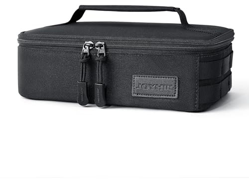 JOYHILL Tactical Lunch Box for Men, Small Lunch Bag Reusable Insulated Lunch Bag Mini Lunch Box with Handle for Office Work Picnic Beach, Black