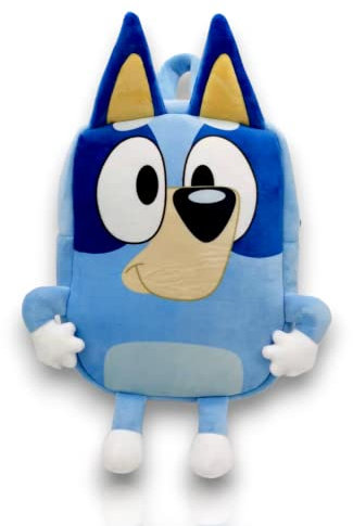 paracolet Hunde-Rucksack für Mädchen und Jungen, weich, ideal für Reisen, tolles blaues Geburtstagsparty-Geschenk, verstellbarer Riemen, Blau, Medium, Blau