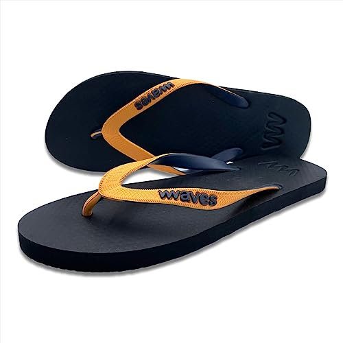 WAVES Flip Flops La Point 38/39 Zehentrenner aus fair gehandeltem Naturkautschuk - 100% nachhaltig - Badelatschen