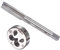 CoCud Taraud et Matrice Ensemble, M8 x 1 Filetage, Gauche Main Métrique Haute Vitesse Acier Machine Vis Taraud & Rond Outil - (pour Filetage Tapotement Réparation), 1-Ensemble