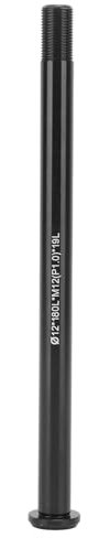Shanrya Perno Passante per Bicicletta, Tubo per Mozzo Anteriore Cavo per Bicicletta per Bici MTB (Diametro 12x180LxM12(P1.0) x19L)