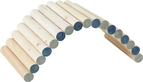 Zolux Neolife Brücke aus Holz, flexibel, 29 x 16 x 13 cm