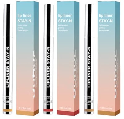 Luxurious Peel-Off Lip Liner & Stain - Tattoo Ready, Plump Lips, Long Lasting, All Skin Types