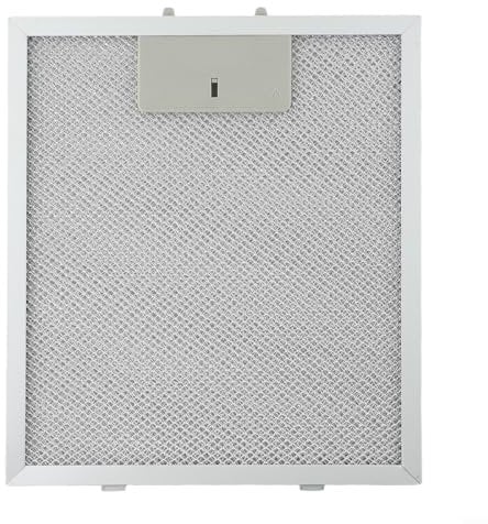 Metal Mesh Filter Cooker Hood, 230 X 260MM Stainless Steel Universal Cooker Hood Grease Filters Extractor Fan for Kitchen