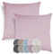 sleepling 2er Set 40 x 40 cm, Sofakissen mit Füllung und Bezug, Zierkissen aus robustem Polsterstoff, Dekokissen, Kopfkissen, Kissen für Couch, Altrosa