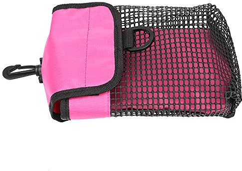 HUAOSN Diving Net Bag, Safety Mesh Tool Bag, Diving Net Bag with Hanging Buckle for Outdoor Underwater Shipments(Color 3)