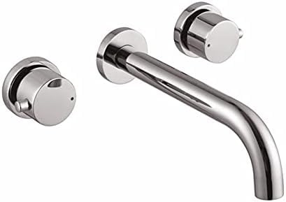 Wandmontierte Waschtischarmatur, Badezimmer-Waschtischarmaturen Für Badezimmer, Chrom, Einhand-Badewannenarmaturen, Mischbatterie, Badezimmerarmaturen, Mischbatterie Für Waschbecken