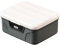 Blogiiup Lockable Medicine Box with Partition & Combination Code Fridge Lock Box, 4.7x10.3x8.9 Inch, Grey