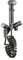 Hand-Bidet-Sprüh-Set, grau, Bidet-Dusche, geformter Messinghahn, Hand-WC, Bidet, Wasserhahn, Dusche, selbst (grau)
