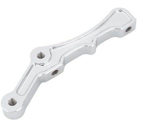 Supporto pinza freno radiale Supporto pinza freno a disco anteriore compatibile con rotori Touring Sportster XL Softail da 11,5 e 11,8 accessory(Chrome)