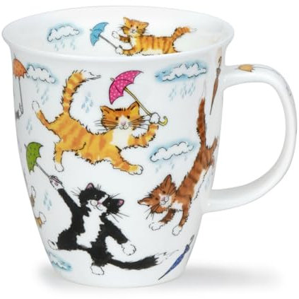 Dunoon Nevis Raining Cats 0.48 Litre Fine Bone China Mug