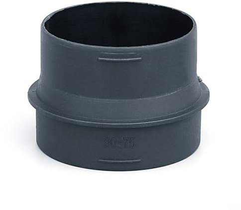 ZYNCUE Klimaanlagen-Auslassadapter, 80 mm auf 75 mm, Reduzierstück, Konverter für Webasto-Heizung, schwarz, Kunststoffrohrzubehör