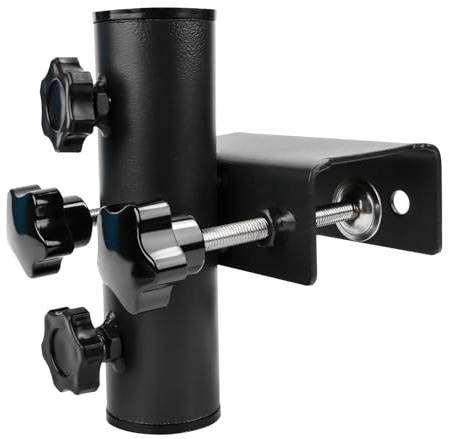 Sonnenschirmhalter Balkongeländer - Robuster Schirmhalter für Terrasse Balkon Halterung Sonnenschirm Garten Pool Hof Gartenzaun, Terrasse, Befestigung Balkon Verstellbare Schirmhalterung