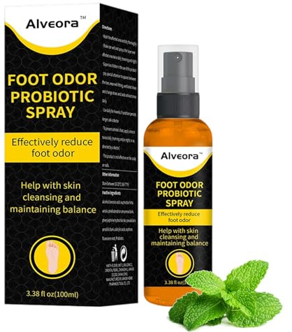 100ml Fußspray Gegen Geruch, Fußdeo, Vielseitiger Anti-Transpirant Fußschweiß & Fußgeruch, Für alle Hauttypen geeignet, Sportschuhe und -stiefel für Herren und Damen
