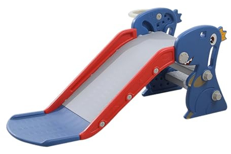 Sharplace Scivolo per Bambini Indipendente, Antiscivolo, Stabile E Facile da Montare, con Pallina E Scivolo. Primo Scivolo per La Scuola, Il Soggiorno O