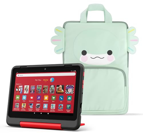 Amazon Fire HD 8 Kids Pro tablet (newest gen), ages 6–12 | 8 HD screen, parental controls, 13-hr battery, 32 GB + Carrying Case for Amazon Kids Tablets