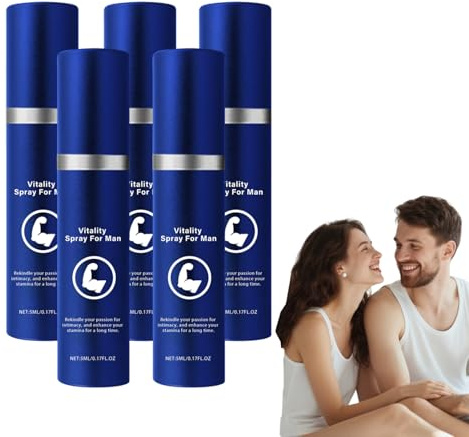 Belebendes Körperspray für Männer – Erfrischendes Körperspray mit belebendem Duft und natürlichen Extrakten - Sorgt für ein sauberes und selbstbewusstes Gefühl den ganzen Tag über. (5 Flaschen)