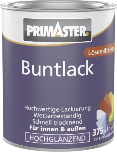 Primaster Buntlack 375 ml lichtgrau hochglänzend Lack