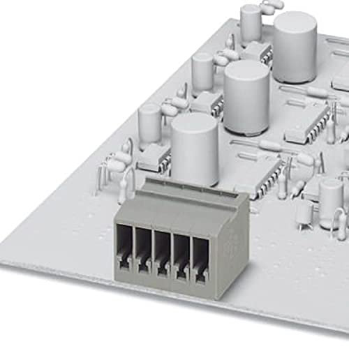 PHOENIX CONTACT ST 2,5-PCB/3-G-5,2 Leiterplattengrundleiste, 3 Polzahl, ST 2,5-PCB/..-G Artikelfamilie, 5.2 mm Rastermaß, Grau, 50 Stück