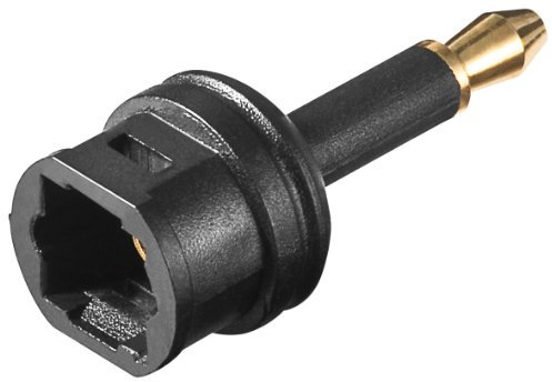 Unbekannt 10 Stück Audio Adapter Toslink Buchse auf 3.5mm optischer Stecker
