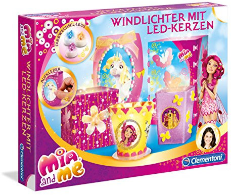 Clementoni 69345.0 - Windlichter mit LED Kerzen, Mia and me