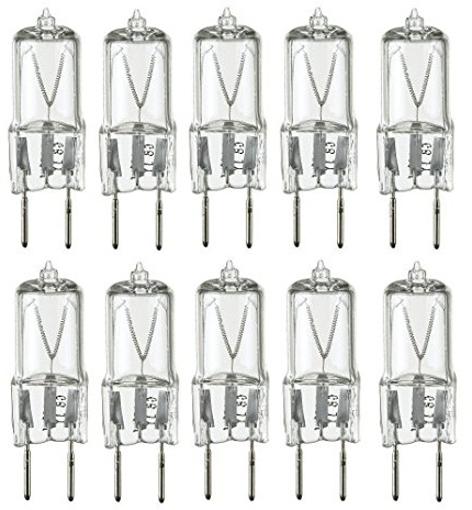 10-Pack 20W Xenon G8 Light | Appliance Light Bulbs | – 120V T4 JCD Type – G8 Bi-Pin Base – Warm White Halogen Replacement for Under Cabinet, Puck, Desk, and Accent Lighting – Designed in USA