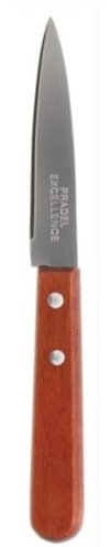 PRADEL COUTEAU OFFICE LAME 9CM MANCHE BOIS A RIVET