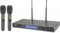 Professional Dual Wireless Handheld Microphone System | Tuneable UHF