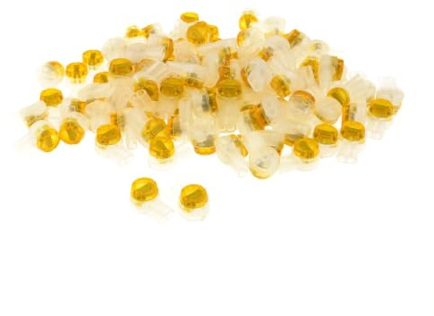 kenable BT Telephone Termination Connector 2 Wire Terminal Gel/Jelly Crimp 8A [100 Pack]