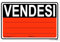 TLDSHOP® - Cartello Segnaletico - VENDESI (bicolore) - con RECAPITO e sfonto a tinta unita - 30x20cm - Pezzi 1 - Materiale: (Alluminio 3mm(DiBOND))