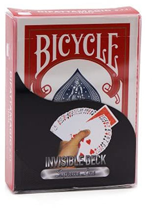 Kartenspiele Bicycle - Invisible Deck - Supreme line Red