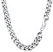 PROSTEEL Herren Collier Kette Edelstahl 66cm/12mm Panzerkette Halskette trendig Hip Hop Rapper kubanische Gliederkette Männer Modeschmuck Accessoire Link Chain Necklace