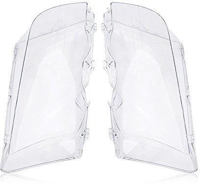 Esenlong Cubierta de Lente Transparente para Faro Izquierdo Y Derecho para Bmw E46 3 Series 1998-2001 4 Puertas Lentes de Faro de Coche