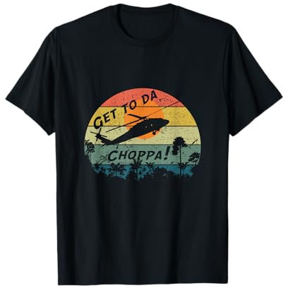 Retro Sci-Fi Get To The Chopper T-Shirt