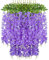 12 Confezione di fiori di glicine artificiali, ghirlanda di fiori finti appesi a vite, per decorazioni per feste da giardino in giardino