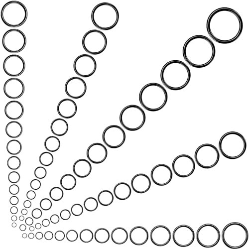 Sosation 70 Pcs Fishing Rod Tip Repair Kit Fishing Pole Eyelet Repair Kit Ceramic Guide Rings 14 Sizes 0.09-1.17 Inch, Black