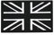 Tactical Union Jack 50x80mm, United Kingdom, Military Uniform Embroidered Sew-On/Hook and Loop Fabric Patch