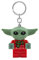 IQ Lego Star Wars Grogu Holiday Sweater Porte-clés avec lampe de poche et LED - Figure de 76 mm - 2 piles CR2025 incluses