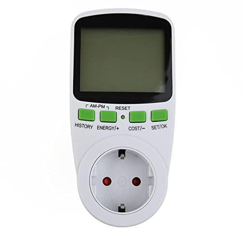 Oniissy Strommessgerät: Digitaler Energiekosten-Messer & Stromverbrauchs-Zähler, bis 3.680 W (Stromverbrauchszähler) Energiekostenmessgerät für Balkonkraftwerk Leistungsmesser Wattmeter Energiemonitor
