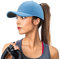 Gisdanchz Basecap Damen Baseball Cap mit Pferdeschwanz Performance Cappy Frauen Tennis Running Cap Damen Uv Schutz Kappe Laufcap Laufmütze Schildkappe Sonnenschutz Kappen Damen Sommer, Blauer See