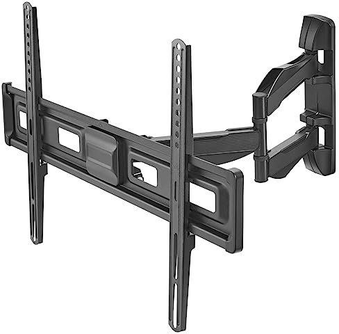 CAVO Motion Supporto a parete per TV per schermi da 37 a 70 pollici fino a 35 kg, Max VESA 600 x 400 mm Supporto girevole e inclinabile per TV e monitor piatti e curvi