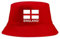 Fidra England Red Cotton Bucket Hat. Fast UK Post