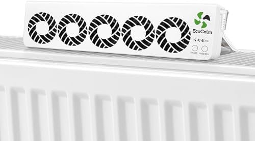 ecoCalm Ventilador para Radiadores, Amplificador Radiador con 5 Ventiladores Mejorados (Mono-Set)