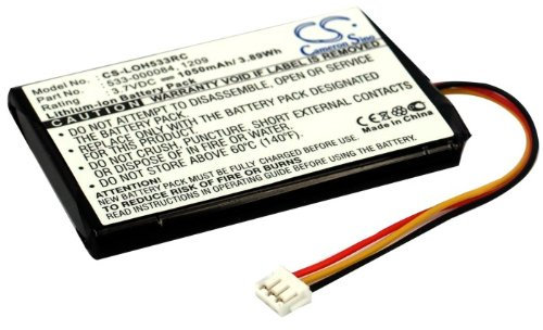 1050mAh / 3.89Wh Ersatzakku kompatibel mit Logitech 915-000198, Harmony Touch, Harmony Ultimate, Harmony Ultimate One, 1209, 533-000083, 533-000084