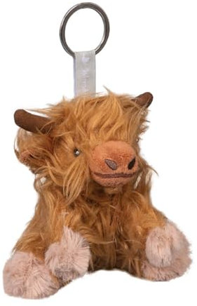 Wrendale Designs by Hannah Dale Gordon' Highland Cow Plüsch-Schlüsselanhänger, Gordon, One size
